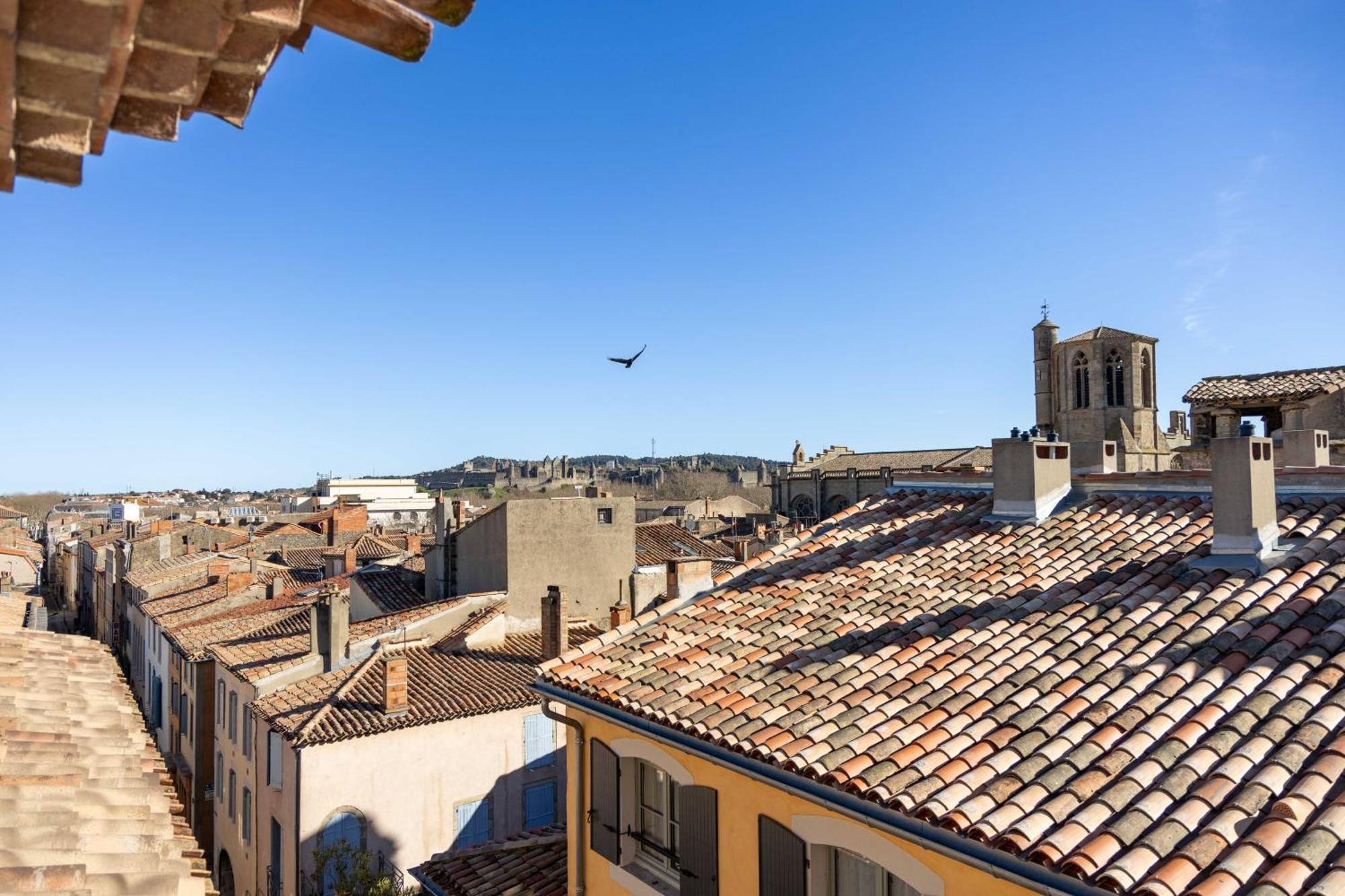 Bel Appartement Avec Cour Au Coeur De La Bastide Carcassonne Exterior photo